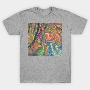 Colorful Forest Stream T-Shirt